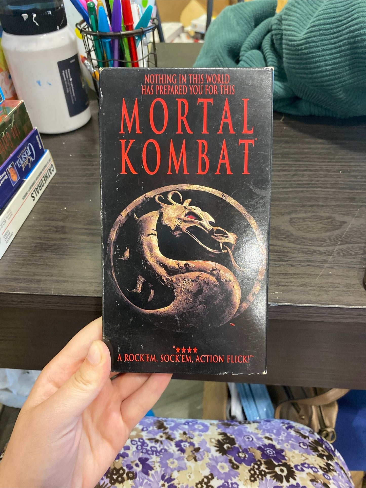 (1597) mortal kombat vhs