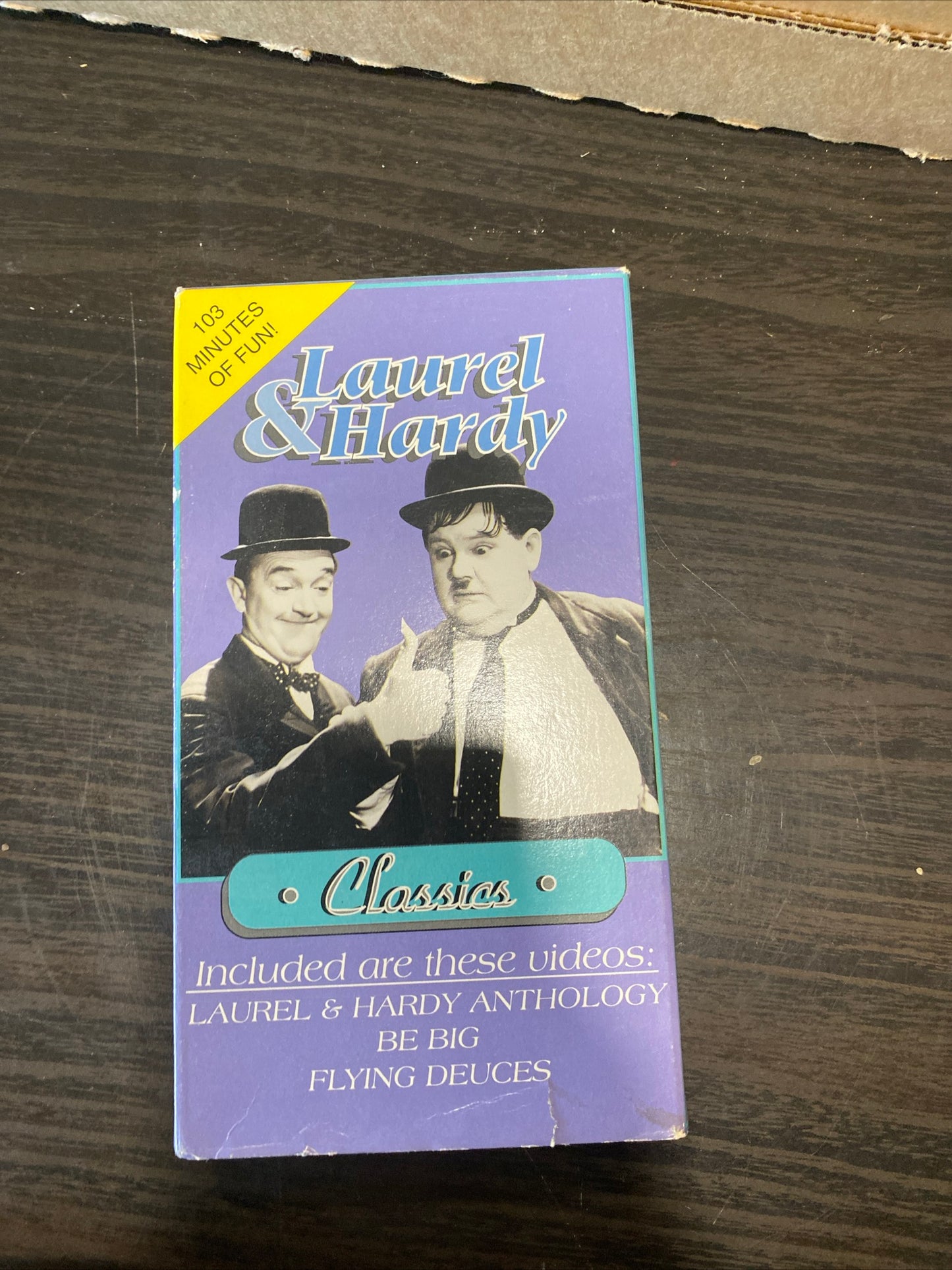 (1061) laurel and hardy classics vhs
