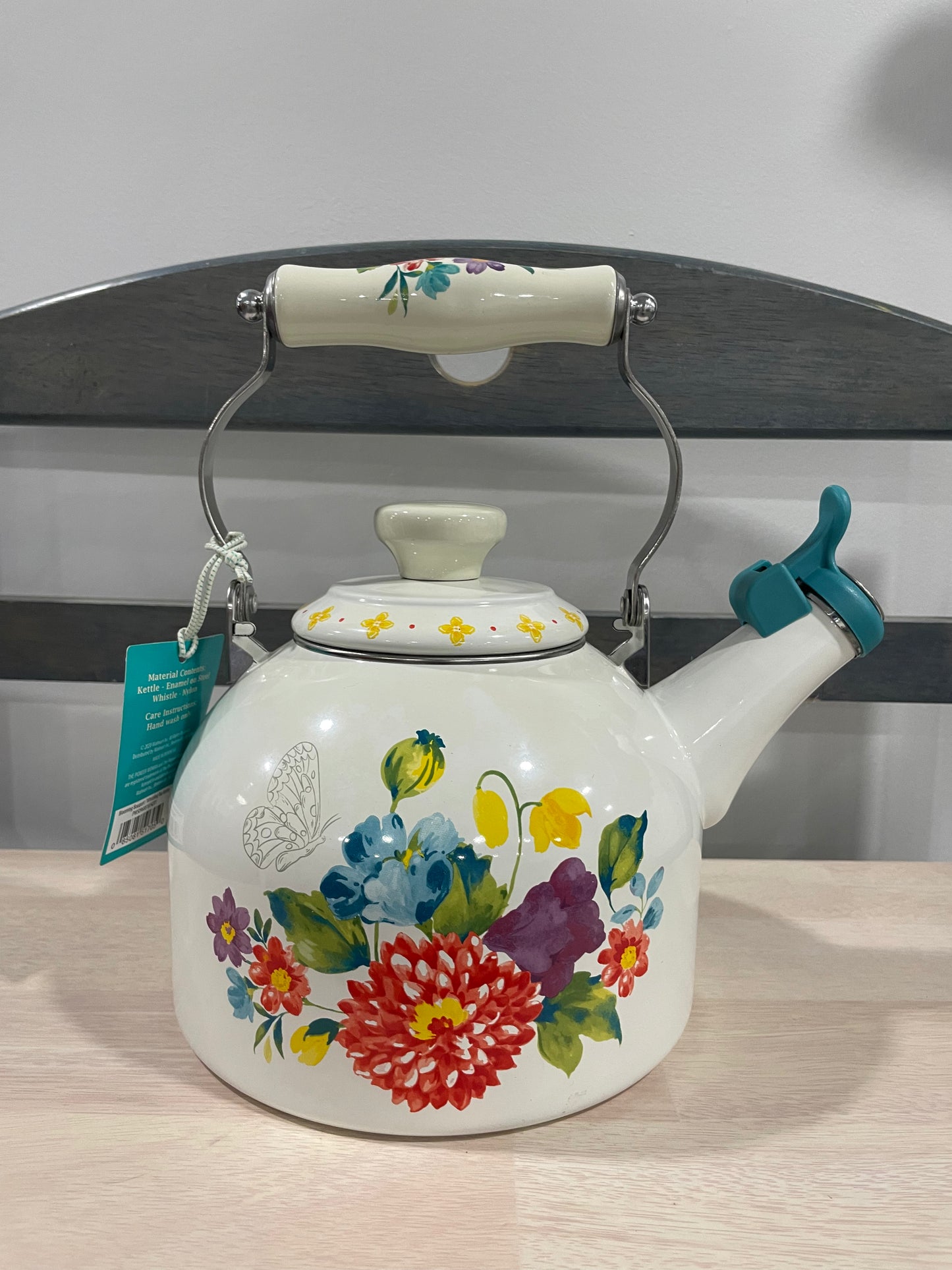 The Pioneer Woman Whistling Tea Kettle (132)