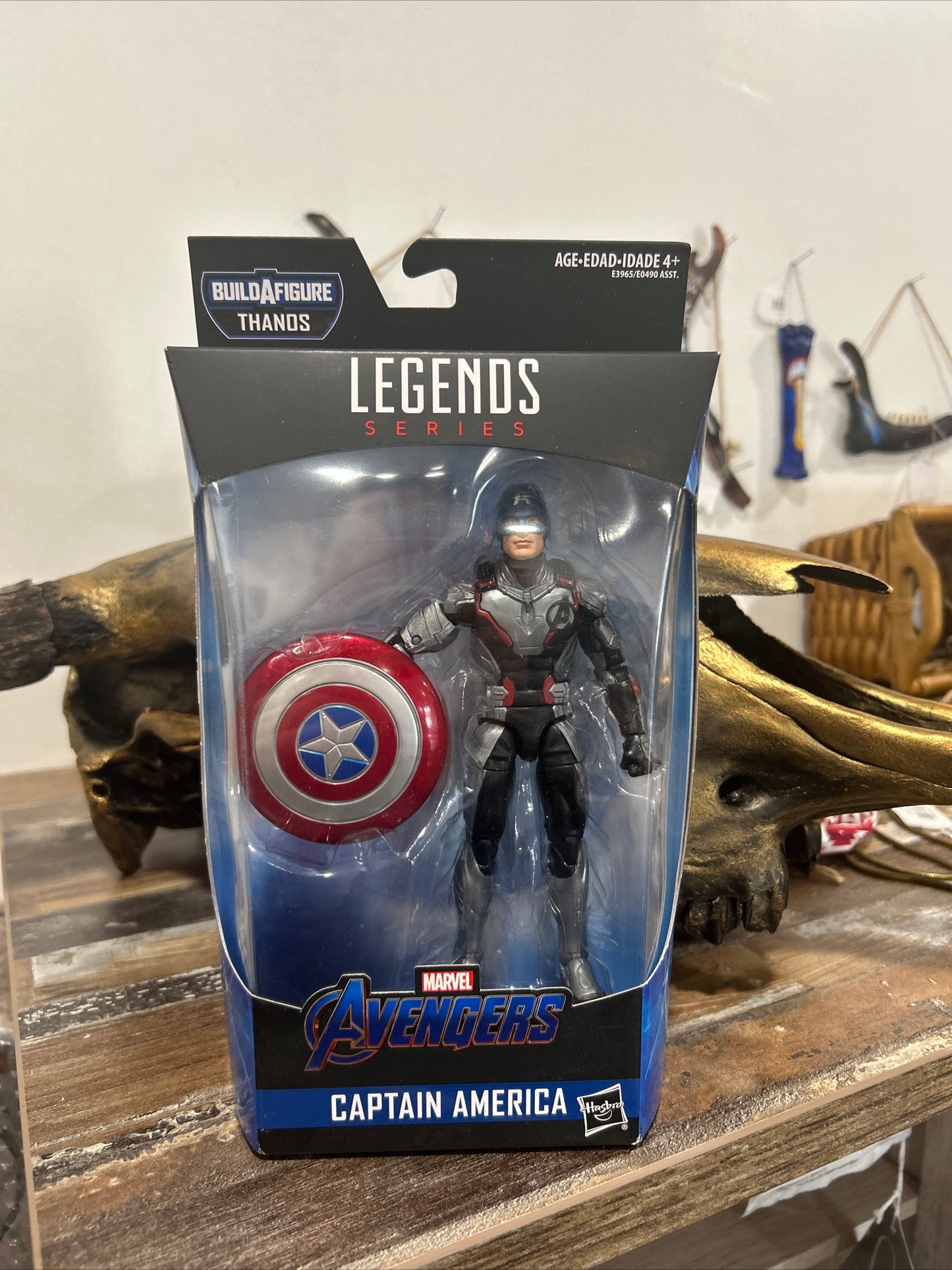 Marvel Legends Captain America 6" Figure Hasbro BAF Thanos Series-(304)