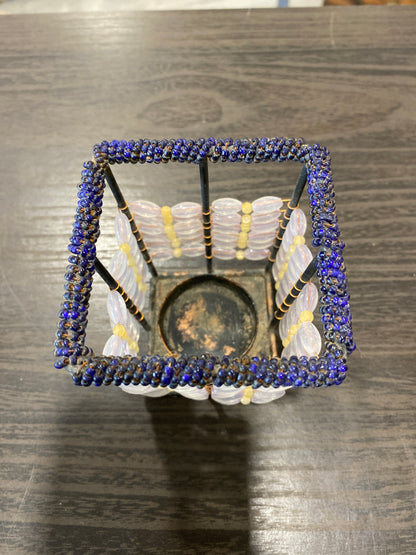 (1143)Bead Candle Holder