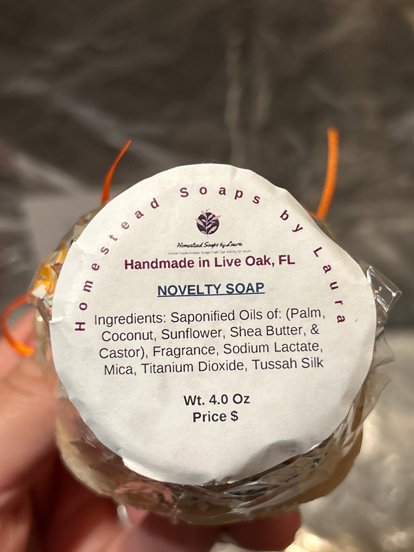 Pumpkin Spice Novelty Soap