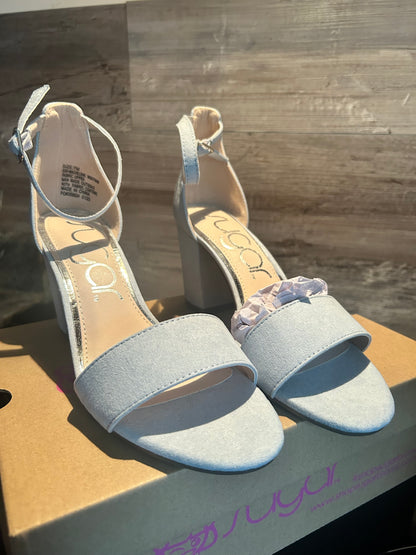 Sugar Machelene Light Blue Heels-(007)