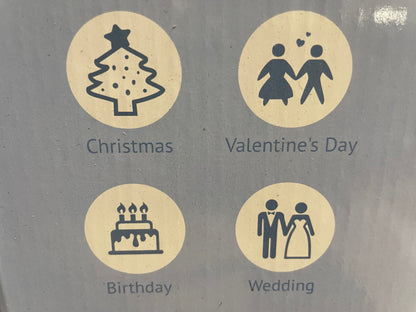 Swan love candle holder with tea light flickering LED candle