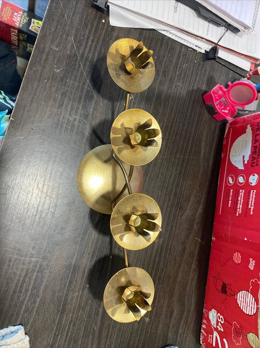 (1436) brass candle stand