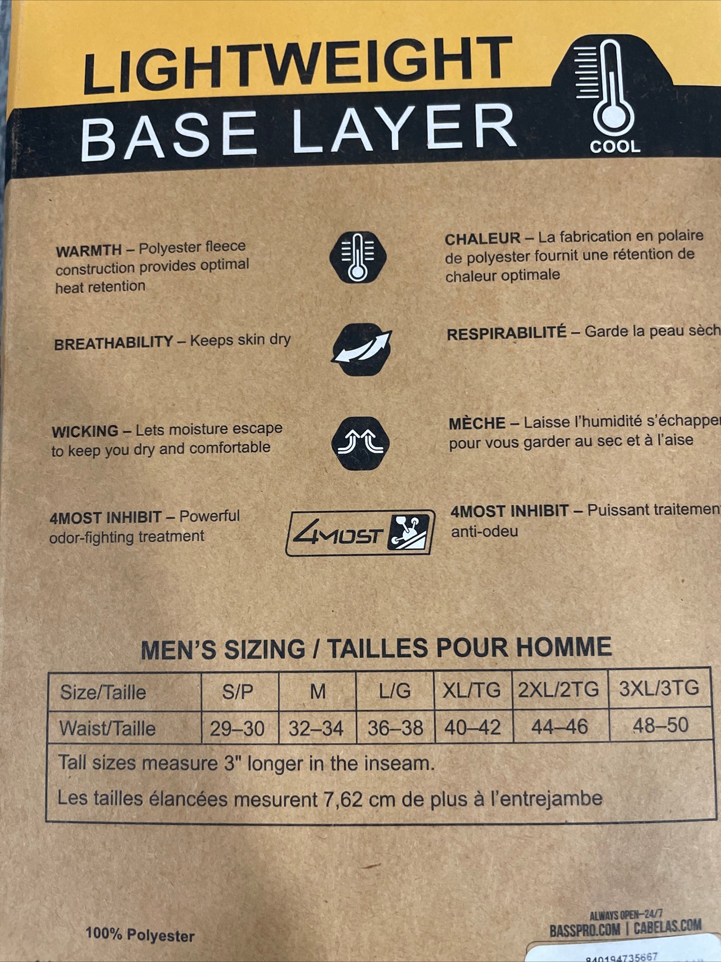 Red Head Brand Co. lightweight base layer men’s pants (064)