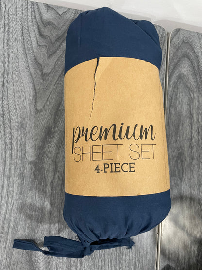 Twin premium 4-piece sheet set (115)