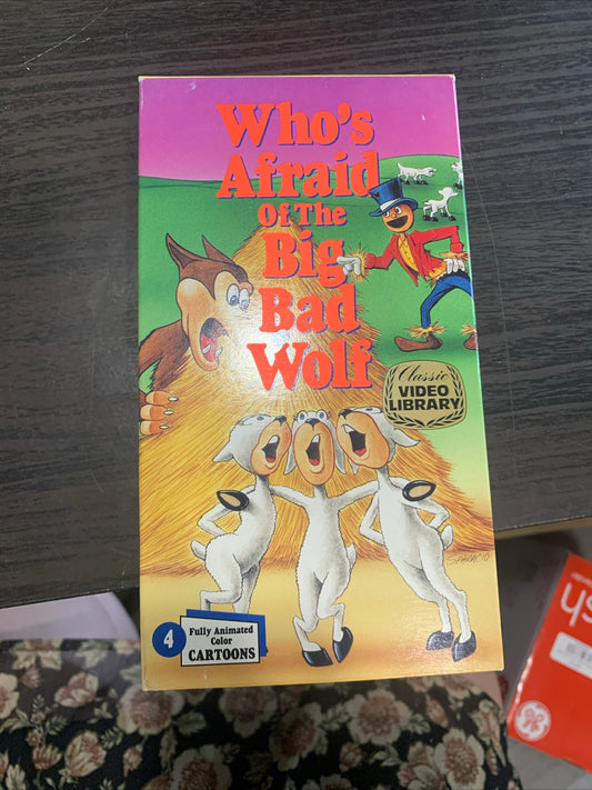 (1155)big bad wolf vhs
